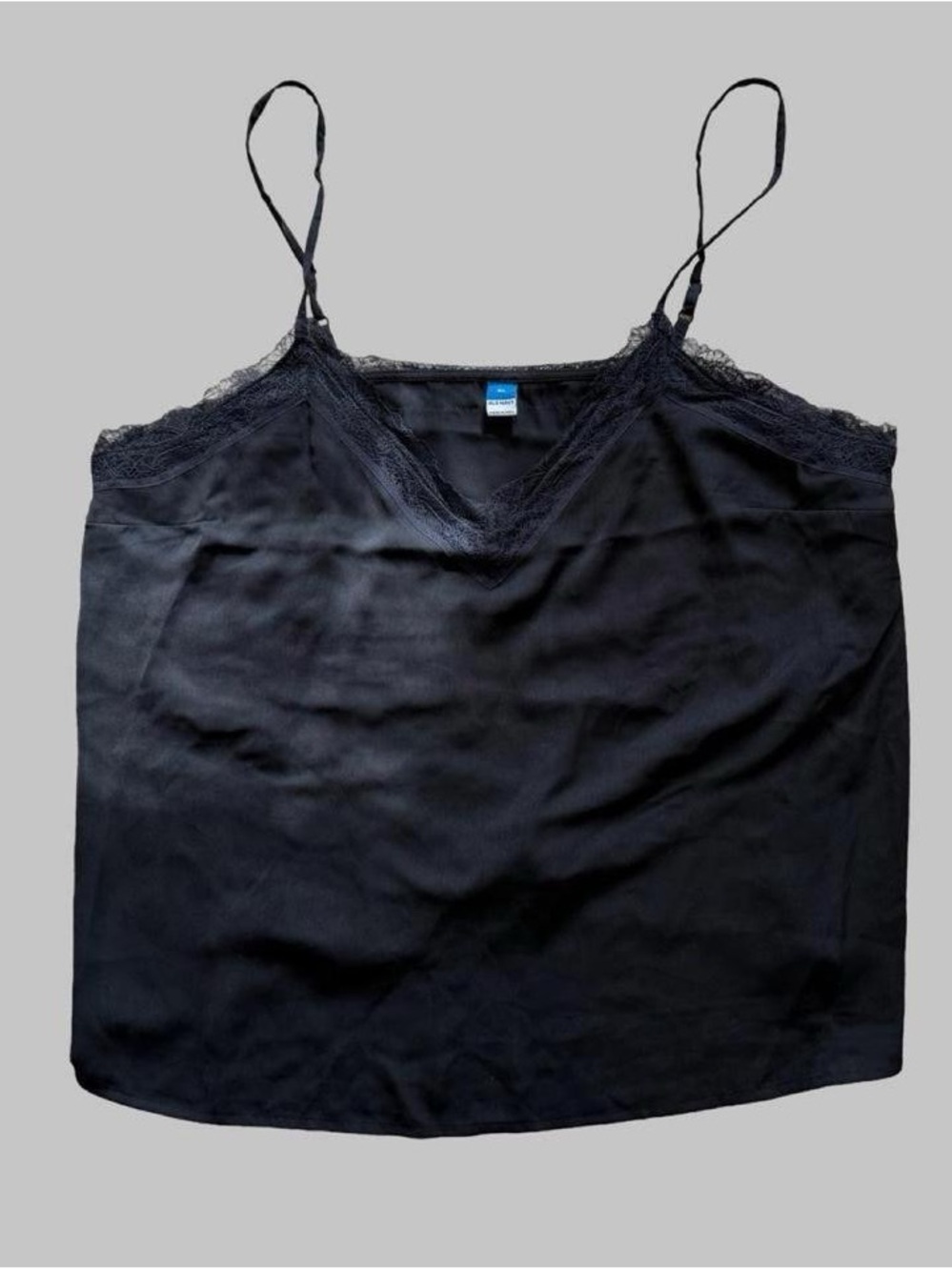 Old Navy Black Lace Trim Camisole Top